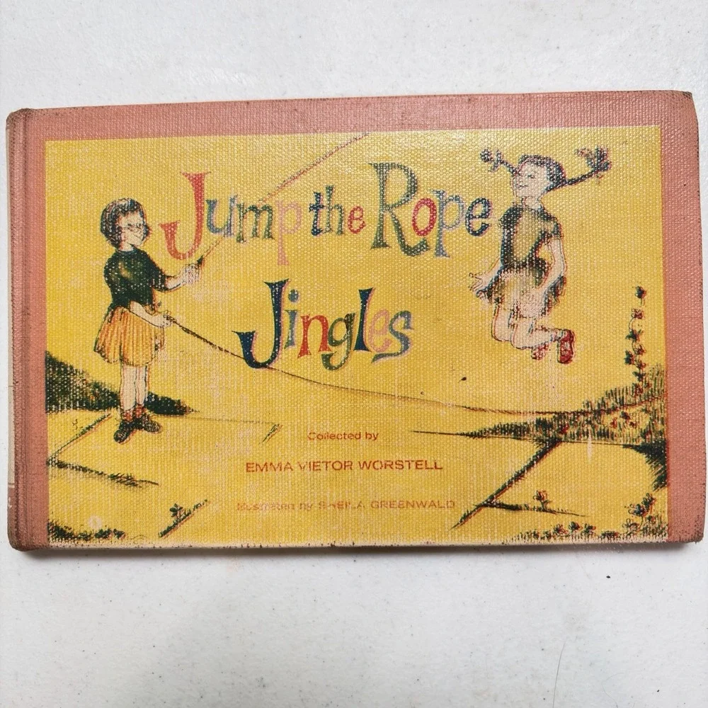 JUMP THE ROPE JINGLES VINTAGE 1961 HARDCOVER 1ST EDITION Emma Vietor Worstell